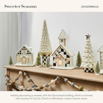 Gingerbread Illuminated House - Holiday Decor by MacKenzie-Childs