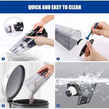 VARSK 4-in-1 Car Vacuum with Tire Inflator and LED Light