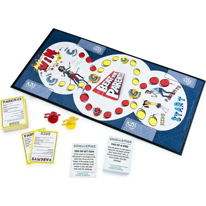 Beat The Parents Board Game - Fun Family Challenges