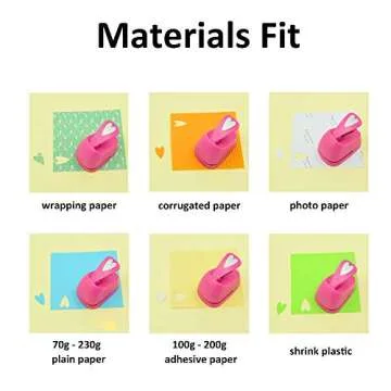 Craft Lever Punch 3 inch Hexagon Paper Punch for DIY Projects