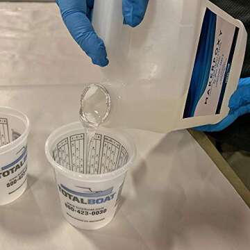 TotalBoat MakerPoxy Crystal Clear Artist’s Resin by Jess Crow | Two Part Epoxy for Resin Art |Features Long Working Time, Resistant to Scratches and Yellowing (Gallon Kit)