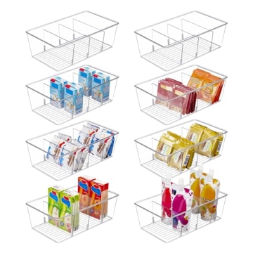 Vtopmart Food Storage Organizer Bins - 8 Pack Set