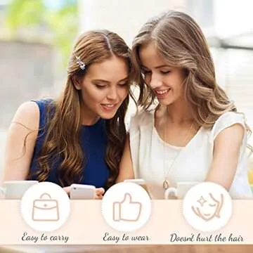 Waydress Vintage Rhinestone Hair Pins for Stylish Women