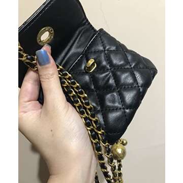 Stylish YZHZOM Women's Mini Chain Belt Bag for Every Occasion