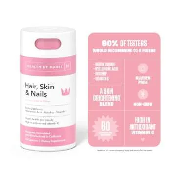 Vegan Hair Skin and Nails Supplement: Biotin & Vitamins