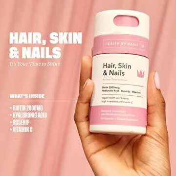 Vegan Hair Skin and Nails Supplement: Biotin & Vitamins