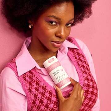 Vegan Hair Skin and Nails Supplement: Biotin & Vitamins