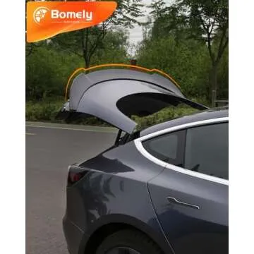 Bomely Spoiler Wing Compatible with 2017-2023 Tesla Model 3 Spoiler Wing Sports Car Rear Spoiler Car Styling Kits for Tesla Model 3 Accessories (Glossy Carbon Fiber Pattern)