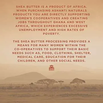 Unrefined Ashanti White Raw Shea Butter - 15 oz Moisturizer