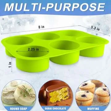 Walfos Non-Stick Oreo Molds for Easy Baking & Crafts