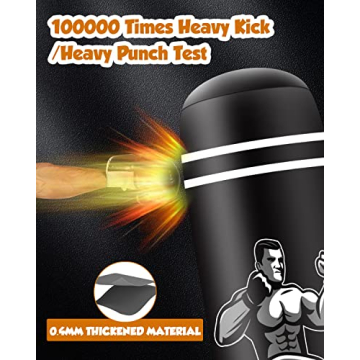 JUOIFIP 69" Heavy Duty Freestanding Punching Bag Set