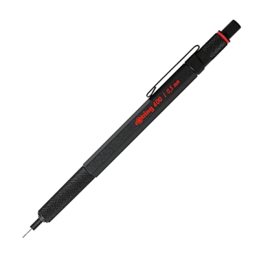 rOtring 600 Mechanical Pencil - Black 0.5 mm, Perfect for Professionals and Students