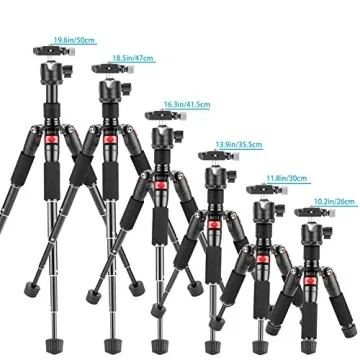NEEWER 20" Portable Mini Tripod With 360° Ball Head