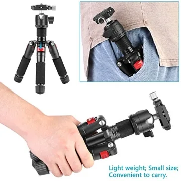 NEEWER 20" Portable Mini Tripod With 360° Ball Head
