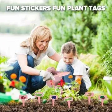 Qtioucp Kids Gardening Set 14Pcs Gardening Tools for Kids with Tote Bag,Watering Can, Shovel, Apron, Garden Book and More Educational STEM Learning Outdoor Indoor for Toddlers Kids Boys Girls (Floral)