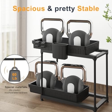 Double Drawer Under Sink Organizer for Home Storage