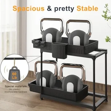 Double Drawer Under Sink Organizer for Home Storage