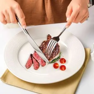 Premium 40-Piece Silverware Set for Stylish Dining