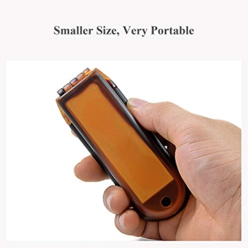 Compact Ancable Folding Hair Brush for Travel with Mirror