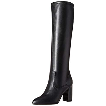 Franco Sarto Women's Katherine Knee High Boots - Black Stretch