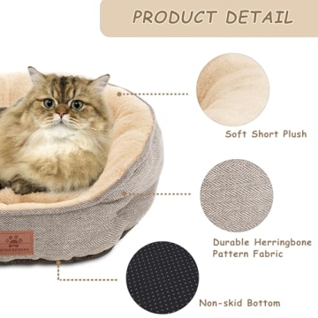 Soft, Comfy WINDRACING Cat Bed for Dogs and Cats