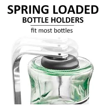 HAPYFMSHI Wall-Mounted House Liquor Dispenser | Alcohol Station Cocktail Tap, Push-Release Valves, Home Bar, Man Cave | Easy Assemble (6 Bottle)