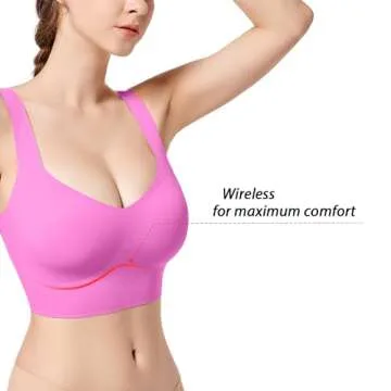 Stylish V-Shaped Longline Comfort Bra for Women