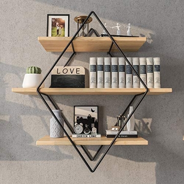 PENGKE 3 Tier Floating Shelves for Home Decor