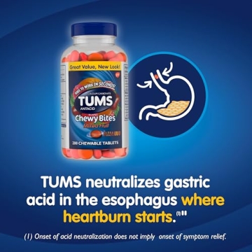 TUMS Ultra Strength Chewy Bites for Heartburn Relief 200ct