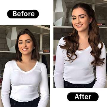 Heatless Hair Curling Rod for Effortless Overnight Curls