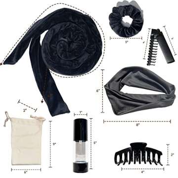 Heatless Hair Curling Rod for Effortless Overnight Curls