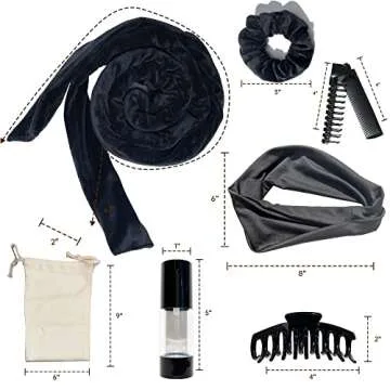 Heatless Hair Curling Rod for Effortless Overnight Curls