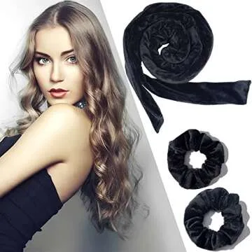 Heatless Hair Curling Rod for Effortless Overnight Curls