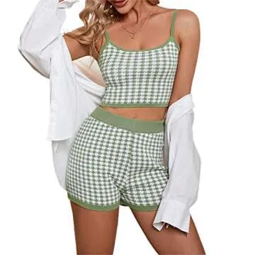 Stylish SOLILOQUY Two Piece Knitted Outfit for Summer