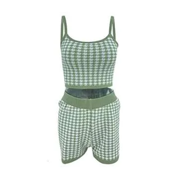 Stylish SOLILOQUY Two Piece Knitted Outfit for Summer