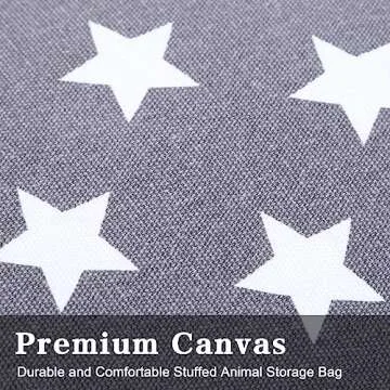 Stuffed Animal Storage Bean Bag for Kids and Adults