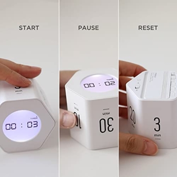mooas Multi-Hexagon Clock Timer for Office and Home