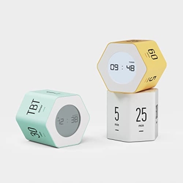 mooas Multi-Hexagon Clock Timer for Office and Home