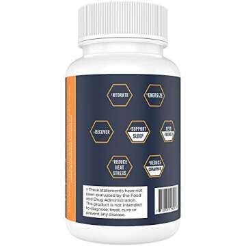 Keto Electrolyte Supplement, 180 Capsules. Electrolyte Pills for Ketogenic Diet. Magnesium, Potassium, Sodium, Calcium. Keto Tablets for Hydration Support* by Left Coast Performance