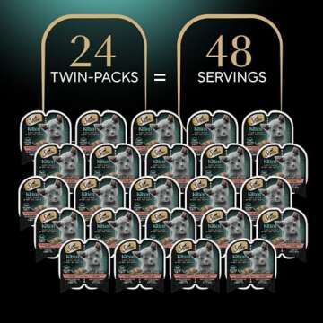 Sheba Perfect Portions Kitten Wet Cat Food Pate Salmon Entree, 2.6 oz. Twin-Pack Trays (24 Count, 48 Servings)