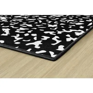 Flagship Carpets Schoolgirl Style Composition Notebook Educational Area Rug for Kids Room Seating Décor, Children's Classroom, Play Carpet for Teaching and Playroom, 7'6" x 12'