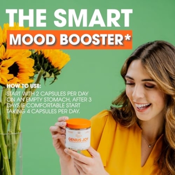 Genius Joy Mood Enhancer - Support Cognitive Health Naturall