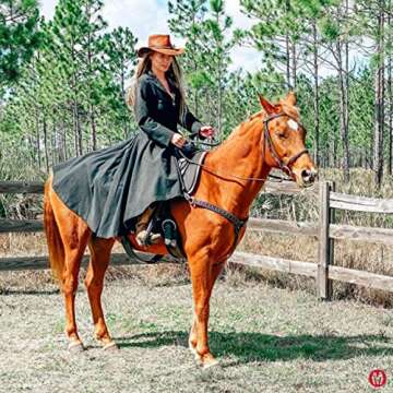 Minnetonka Outback Hat-Flat Brimmed Cowboy Hat for Men and Women Made with Distressed Leather, Hidden Steel Wire in Brim.