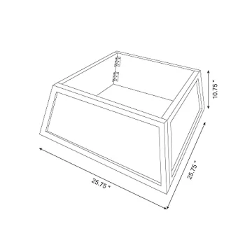 Rustic Wooden Tree Collar for Christmas 9ft Trees