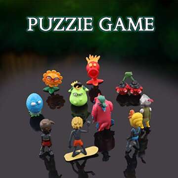 Maikerry 10 Pieces PVC Zombies Toys for Kids and Fans