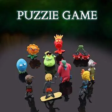 Maikerry 10 Pieces PVC Zombies Toys for Kids and Fans