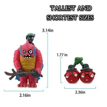 Maikerry 10 Pieces PVC Zombies Toys for Kids and Fans