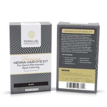 Parallel Products Spot Color Henna Kit - Henna Hair Dye - 5 grams - Tint for Professional Spot Color...