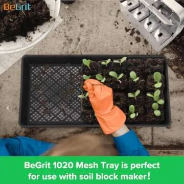 BeGrit 1020 Mesh Bottom Trays for Seed Starting 12-Pack