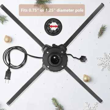 Rotating Christmas Tree Stand for 7.5FT Trees